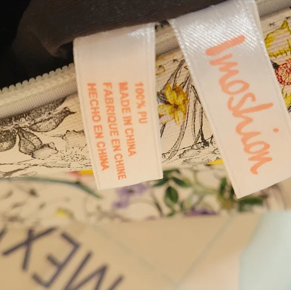 NWOT Imoshion Floral White Cross Body Bag Purse - Picture 4 of 10